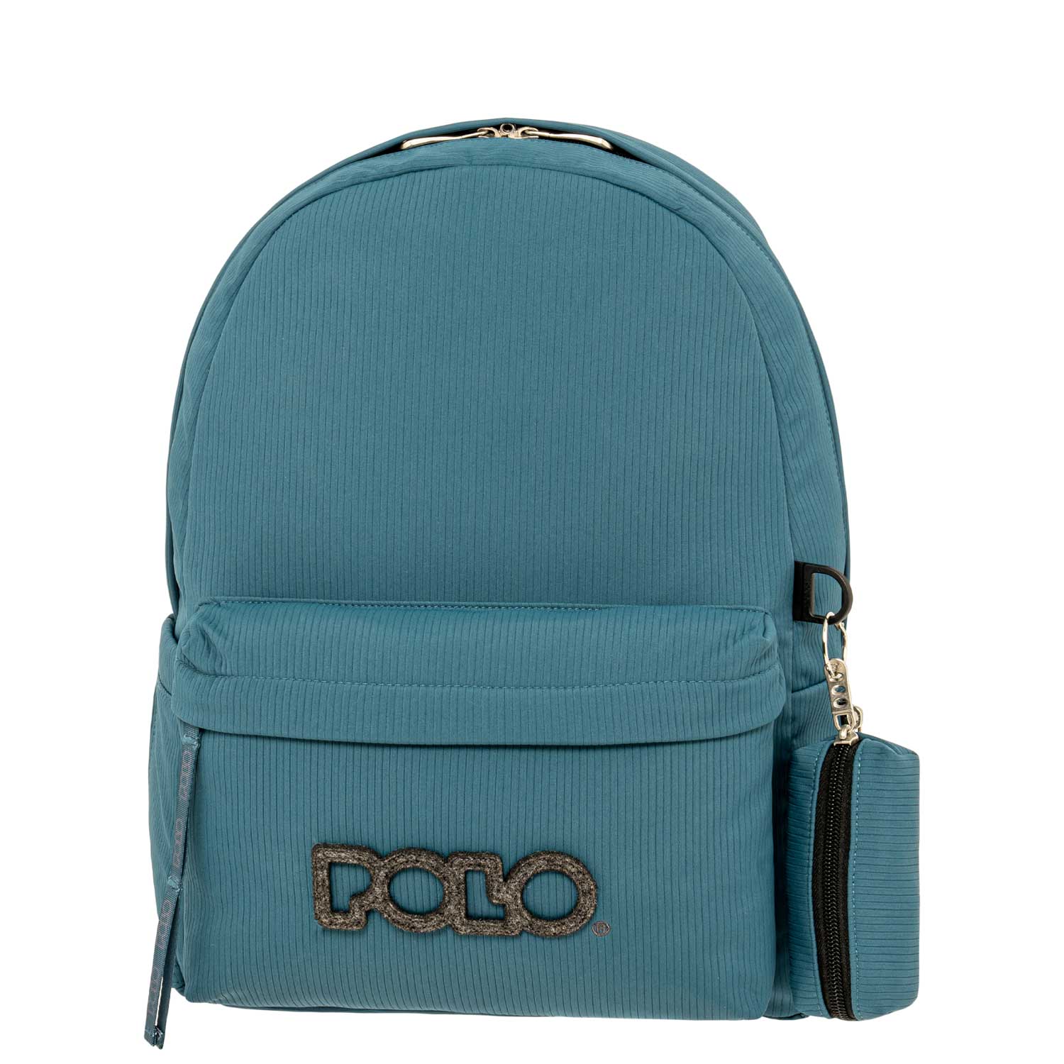 POLO - Polo Original Backpack LINES Σακίδιο Πλάτης Μπλε με 1 Κεντρική Θέση   9-02-070-5800