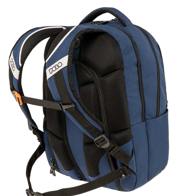 POLO - Polo Backbag WONDER Σχολική Τσάντα -Σακίδιο Πλάτης  με 3 Κεντρικές Θήκες 26 lt 45x31x24cm 9-01-076-5100
