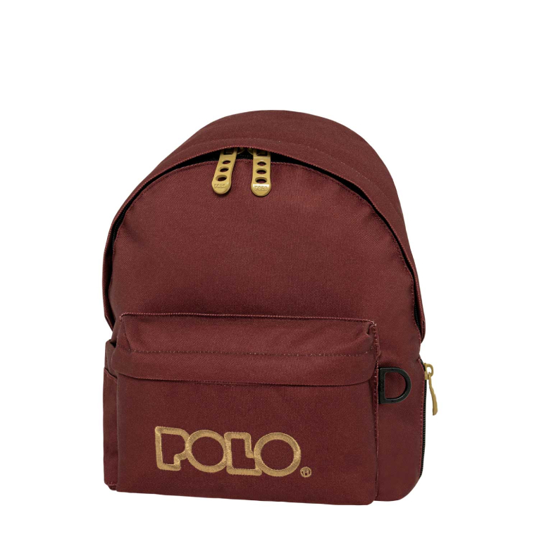 POLO - Polo Mini Backbag Τσάντα -Σακίδιο Πλάτης Μικρή Βόλτας σε χρώμα Μπορντώ 9-01-067-3576
