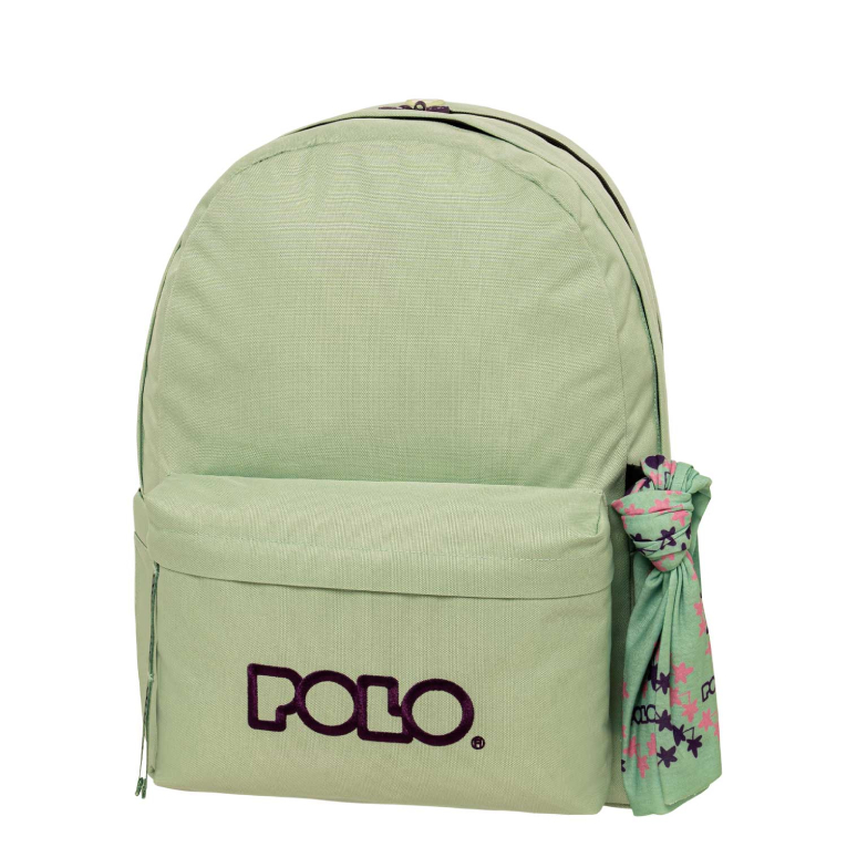 Σακίδιο Πλάτης Διθέσιο ORIGINAL DOUBLE SCARF Pastel Λαχανί 27 - 30 lt Y42cm Μ30cm Π24cm 9-01-235-6848
