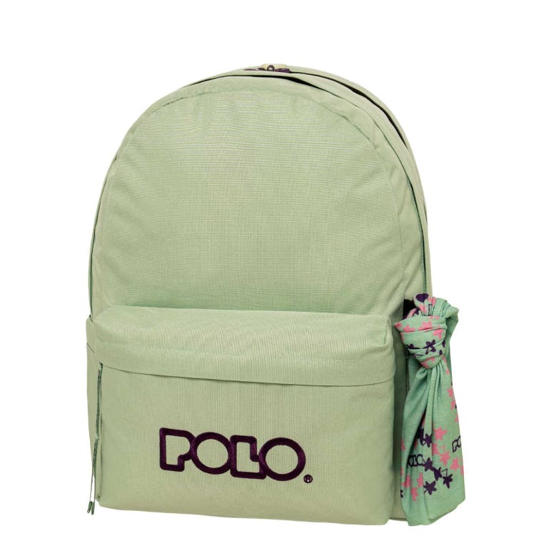 Σακίδιο Πλάτης Διθέσιο ORIGINAL DOUBLE SCARF Pastel Λαχανί 27 - 30 lt Y42cm Μ30cm Π24cm    9-01-235-6848