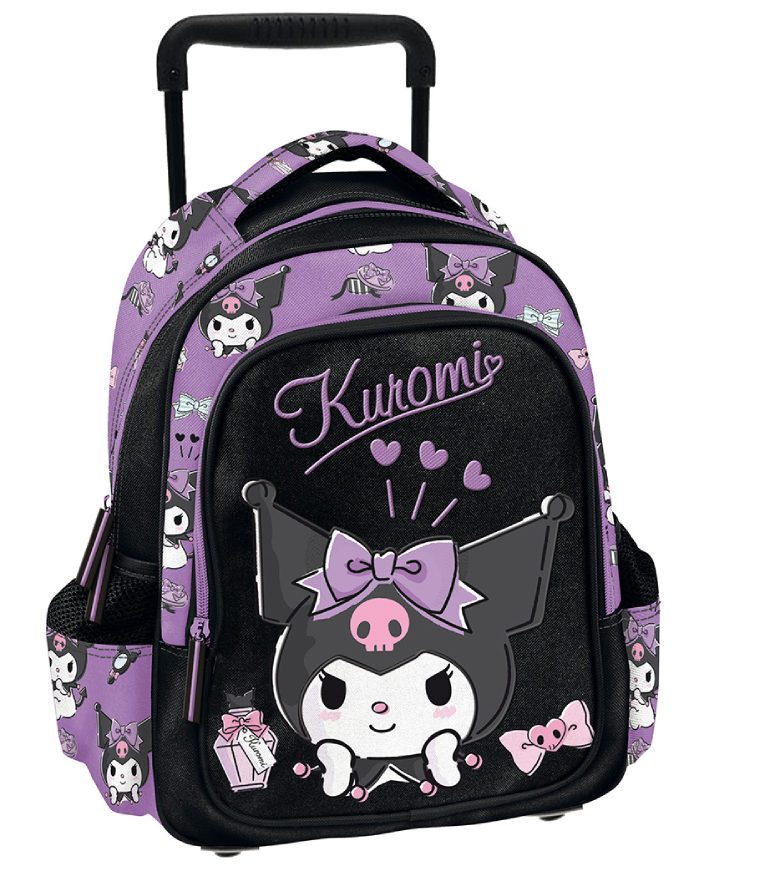 Graffiti Σχολική Τσάντα Τρόλευ Νηπιαγωγείου SKETCH KUROMI με 2 θήκες και 2 πλαϊνές Μ:24 x Π:11 x Υ:30cm 253361