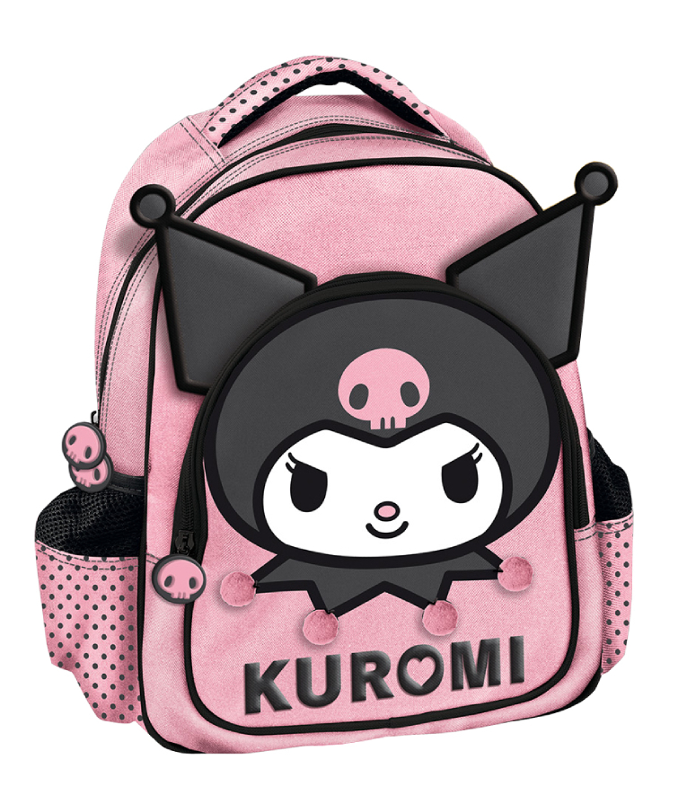 Graffiti  Σχολική Τσάντα Πλάτης Νηπίου PRESCHOOL FACE KUROMI με 2 μεγάλες θήκες και 2 πλαϊνές Μ:24x Π:11 x Y:30cm 252294
