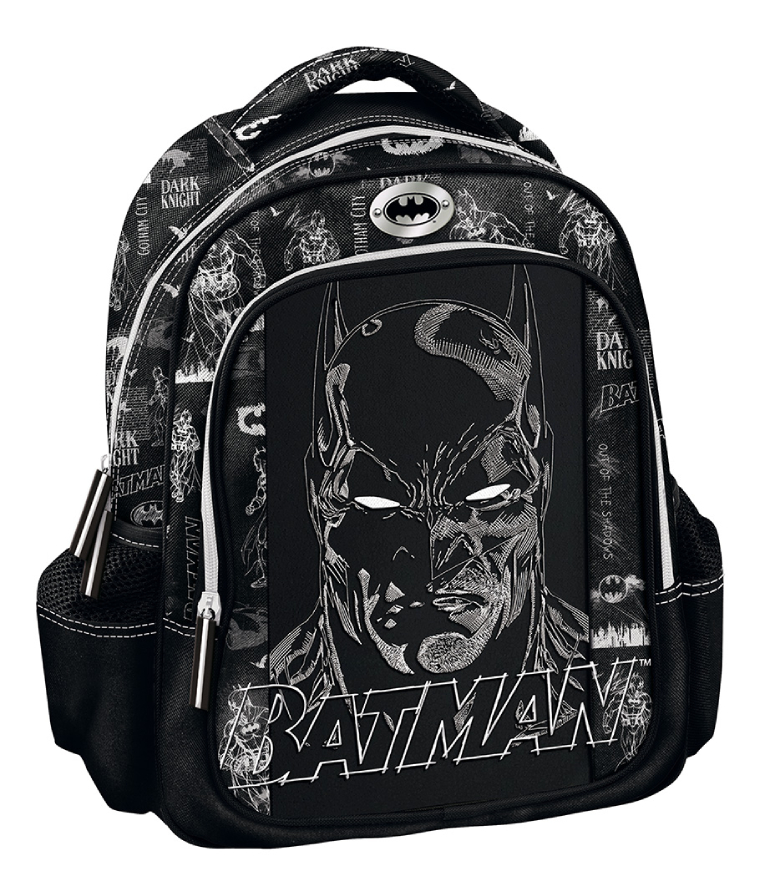 Graffiti  Σχολική Τσάντα Πλάτης Νηπίου BATMAN με 2 μεγάλες θήκες και 2 πλαϊνές  Μ:24x Π:11 xY:30cm 255291