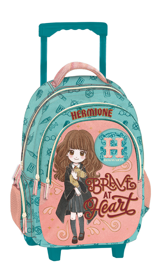 Graffiti Σχολική Τσάντα Τρόλευ Δημοτικού HERMIONE Trolley Bag Μ32 x Π17 x Υ50εκ με 3 κεντρικές θήκες 254252