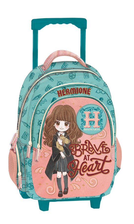 Graffiti  Σχολική Τσάντα Τρόλευ Δημοτικού HERMIONE Trolley Bag Μ32 x Π17 x Υ50εκ με 3 κεντρικές θήκες 254252