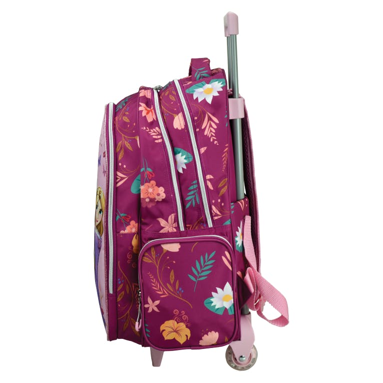 GIM - Gim Σχολική Τσάντα Τρόλευ Δημοτικού Trolley PRINCESS CASTLE με 3 Κεντρικές Θέσεις 52x38x20cm cm 331-56074