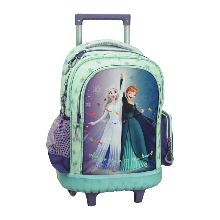 Gim Σχολική Τσάντα Τρόλευ Δημοτικού Trolley FROZEN IDYLLIC με 3 Κεντρικές Θέσεις 52x38x20cm cm 341-72078
