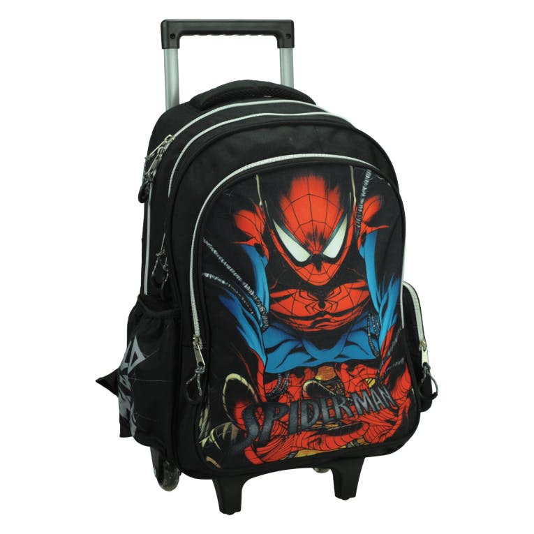 Gim Σχολική Τσάντα Τρόλευ Δημοτικού Trolley SPIDERMAN CITY WEB με 3 Κεντρικές Θέσεις 52x38x20cm 337-09074