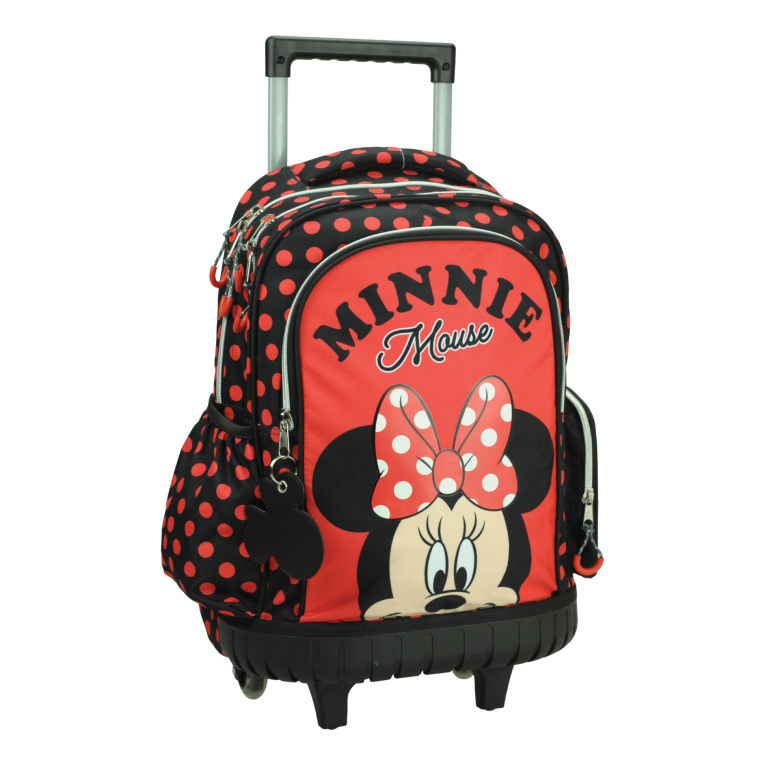 Gim Σχολική Τσάντα Τρόλευ Δημοτικού Trolley MINNIE NOMADIC SPIRIT με 3 Κεντρικές Θέσεις 52x38x20cm 340-34078