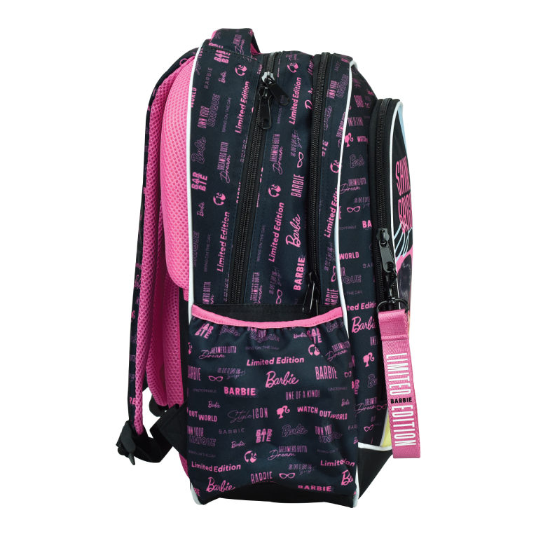 GIM - Gim Σχολική Τσάντα Πλάτης Δημοτικού Οβάλ BARBIE CORE Backpack  46x35x20cm  349-92031