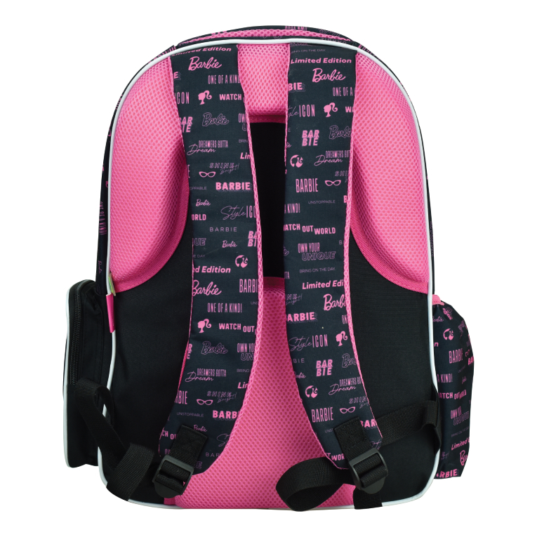 GIM - Gim Σχολική Τσάντα Πλάτης Δημοτικού Οβάλ BARBIE CORE Backpack  46x35x20cm  349-92031