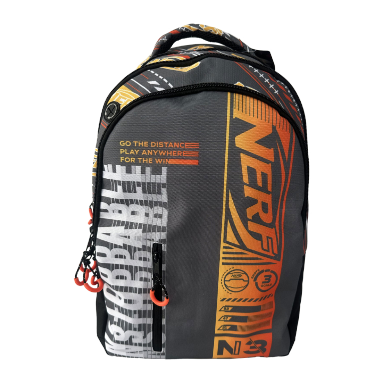 Gim Σχολική Τσάντα Πλάτης Δημοτικού Οβάλ NERF UNIVERSE Backpack  46x35x20cm  336-37031