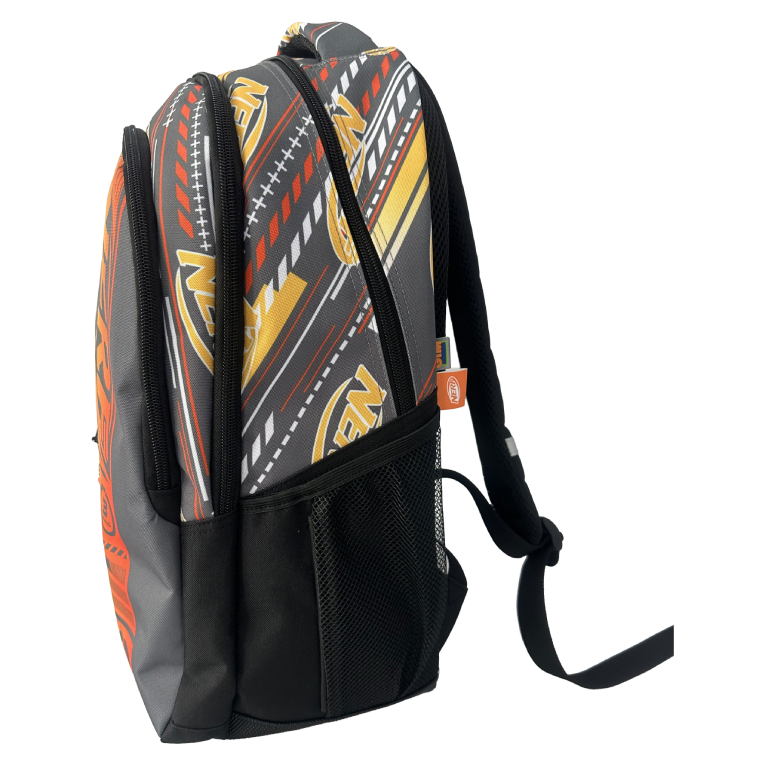 GIM - Gim Σχολική Τσάντα Πλάτης Δημοτικού Οβάλ NERF UNIVERSE Backpack  46x35x20cm  336-37031