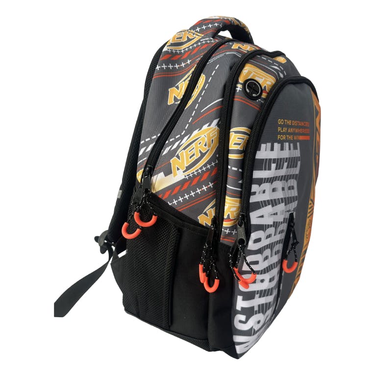 GIM - Gim Σχολική Τσάντα Πλάτης Δημοτικού Οβάλ NERF UNIVERSE Backpack  46x35x20cm  336-37031