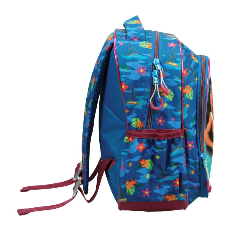GIM - Gim Σχολική Τσάντα Πλάτης Νηπίου Οβάλ VAIANA WAVE Backpack με 2 Κεντρικές Θέσεις Διαστάσεις 30x25x15cm  331-57054