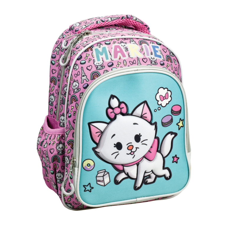 Gim Σχολική Τσάντα Πλάτης Νηπίου Οβάλ ANIMALS MARIE Backpack με 2 Κεντρικές Θέσεις Διαστάσεις 30x25x15cm  341-27054