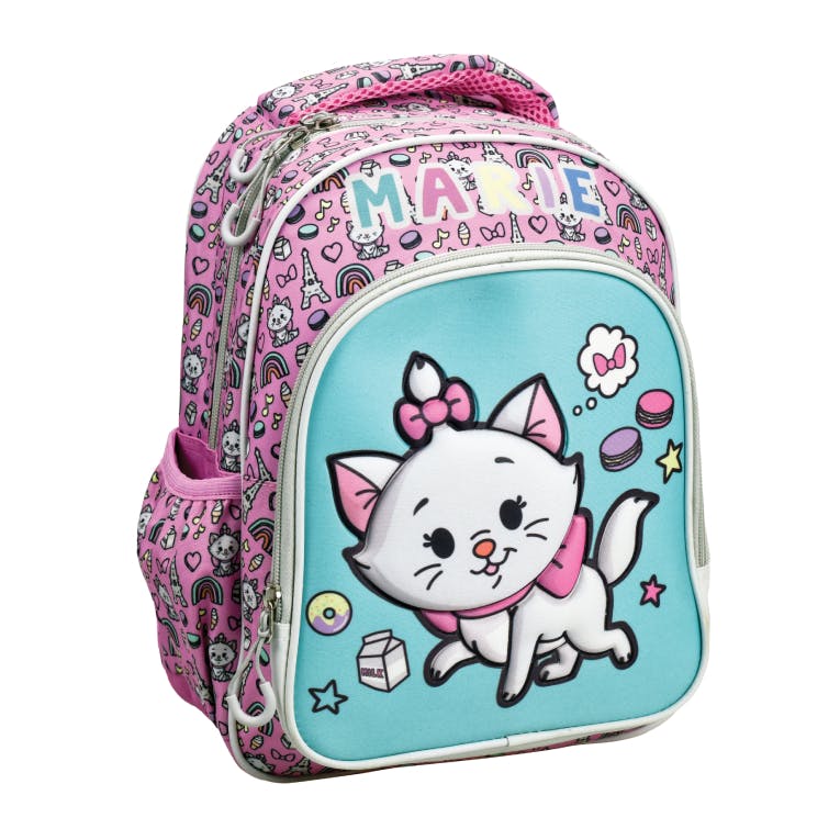 Gim Σχολική Τσάντα Πλάτης Νηπίου Οβάλ ANIMALS MARIE Backpack με 2 Κεντρικές Θέσεις Διαστάσεις 30x25x15cm  341-27054