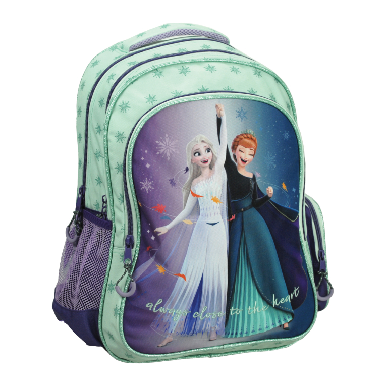 Gim Σχολική Τσάντα Πλάτης Δημοτικού Οβάλ FROZEN IDYLLIC Backpack  46x35x20cm  341-72031