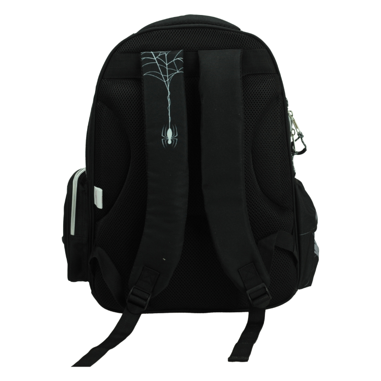 GIM - Gim Σχολική Τσάντα Πλάτης Δημοτικού Οβάλ SPIDERMAN CITY WEB Backpack  46x35x20cm  337-09031