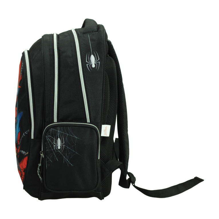GIM - Gim Σχολική Τσάντα Πλάτης Δημοτικού Οβάλ SPIDERMAN CITY WEB Backpack  46x35x20cm  337-09031