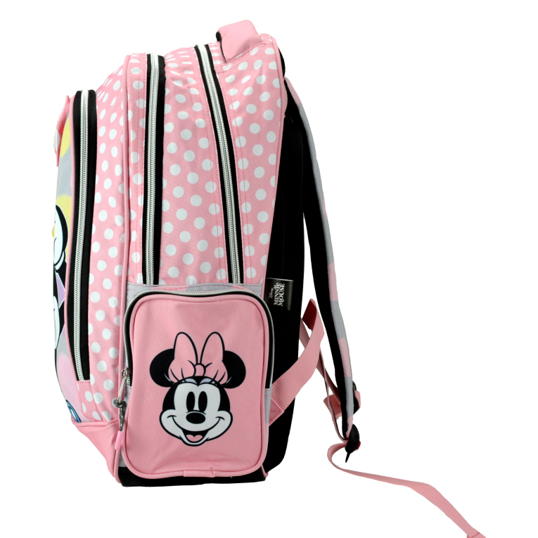 GIM - Gim Σχολική Τσάντα Πλάτης Δημοτικού Οβάλ MINNIE BOW Backpack  46x35x20cm  337-09031