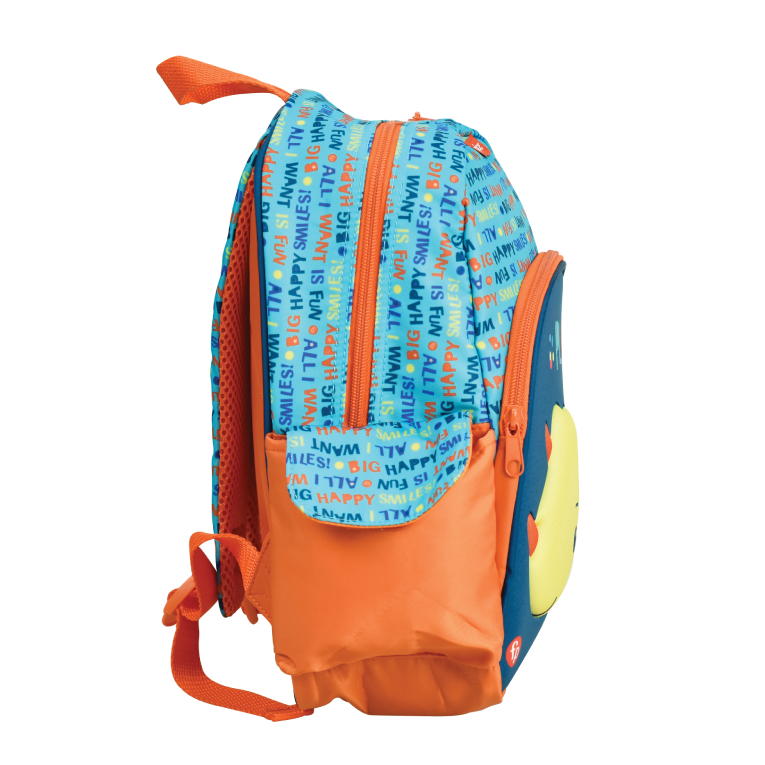 FISHER PRICE MATTEL - Fisher Price Σχολική Τσάντα Πλάτης Νηπίου Οβάλ MINI DINO  Backpack με 2 Κεντρικές Θέσεις Διαστάσεις 30x25x15cm  349-36053