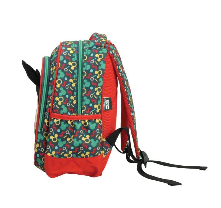 GIM - Gim Σχολική Τσάντα Πλάτης Νηπίου Οβάλ MICKEY COOK Backpack με 2 Κεντρικές Θέσεις Διαστάσεις 30x25x15cm  340-91054