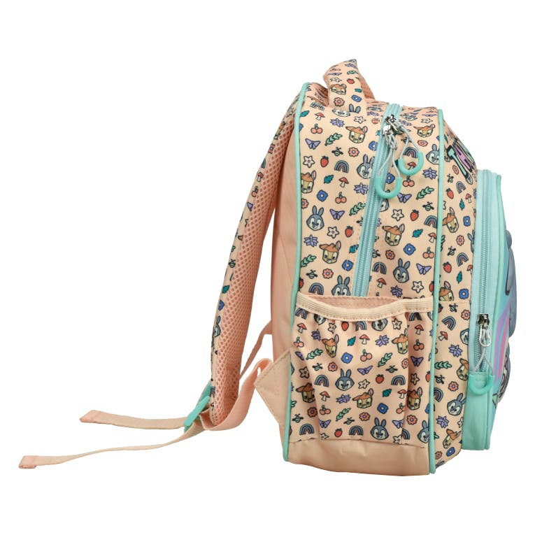 GIM - Gim Σχολική Τσάντα Πλάτης Νηπίου Οβάλ ANIMALS THUMBER Backpack με 2 Κεντρικές Θέσεις Διαστάσεις 30x25x15cm  341-28054