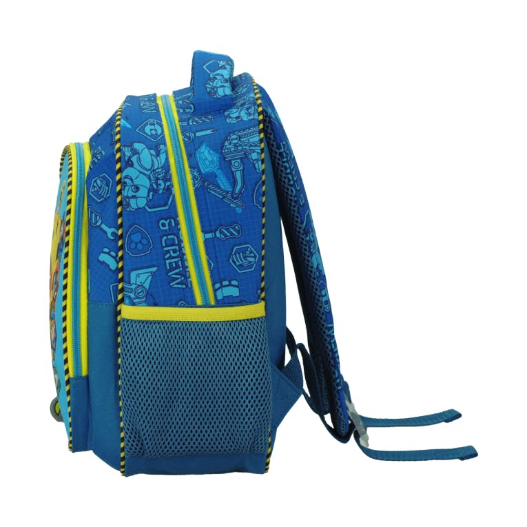 GIM - Gim Σχολική Τσάντα Πλάτης Νηπίου Οβάλ PAW PATROL RUBBLE  Backpack με 2 Κεντρικές Θέσεις Διαστάσεις 30x25x15cm  334-58054