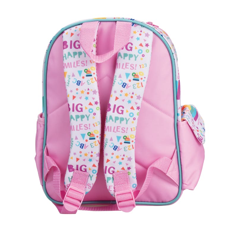 GIM - FISHER PRICE Σχολική Τσάντα Πλάτης Νηπίου Οβάλ MINI BUNNY Backpack με 2 Κεντρικές Θέσεις Διαστάσεις 30x25x15cm  349-31053