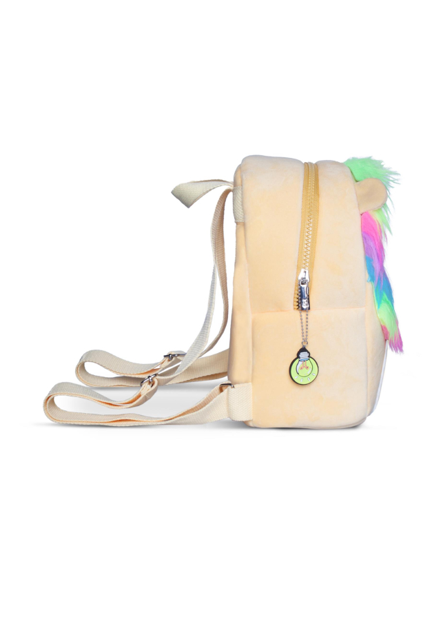 GIM - Gim Squishmallows Τσάντα Βόλτας Νηπίου Οβάλ LEONARD MINI FUR Backpack με 2 Θέσεις Διαστάσεις 28x22x13cm  316-30019