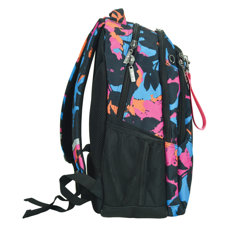 BMU - Back Me Up MAUI LEAF HEAT Σχολική Τσάντα Πλάτης Backpack Δημοτικού με 3 θήκες 339-19031 