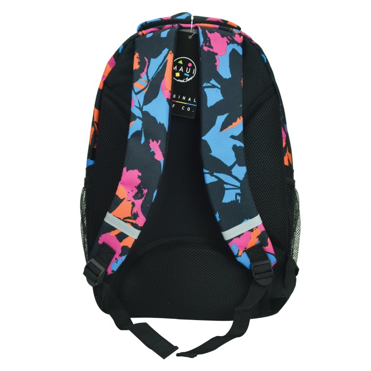 BMU - Back Me Up MAUI LEAF HEAT Σχολική Τσάντα Πλάτης Backpack Δημοτικού με 3 θήκες 339-19031 