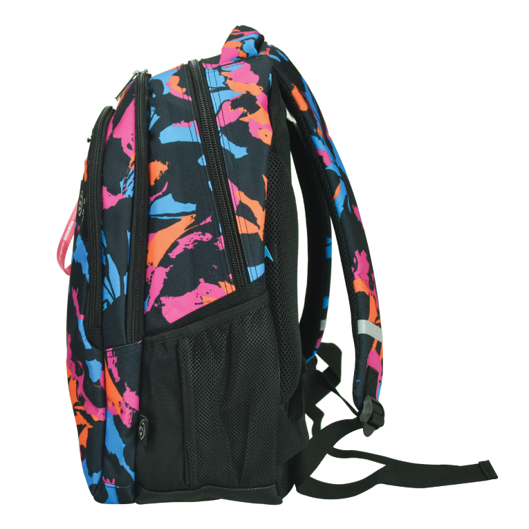 BMU - Back Me Up MAUI LEAF HEAT Σχολική Τσάντα Πλάτης Backpack Δημοτικού με 3 θήκες 339-19031 