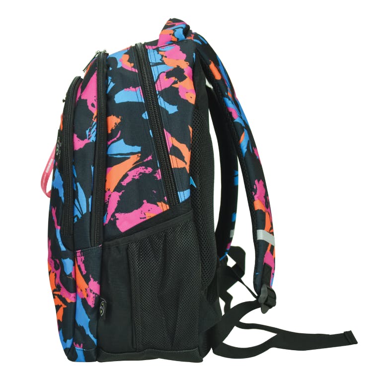 BMU - Back Me Up MAUI LEAF HEAT Σχολική Τσάντα Πλάτης Backpack Δημοτικού με 3 θήκες 339-19031 
