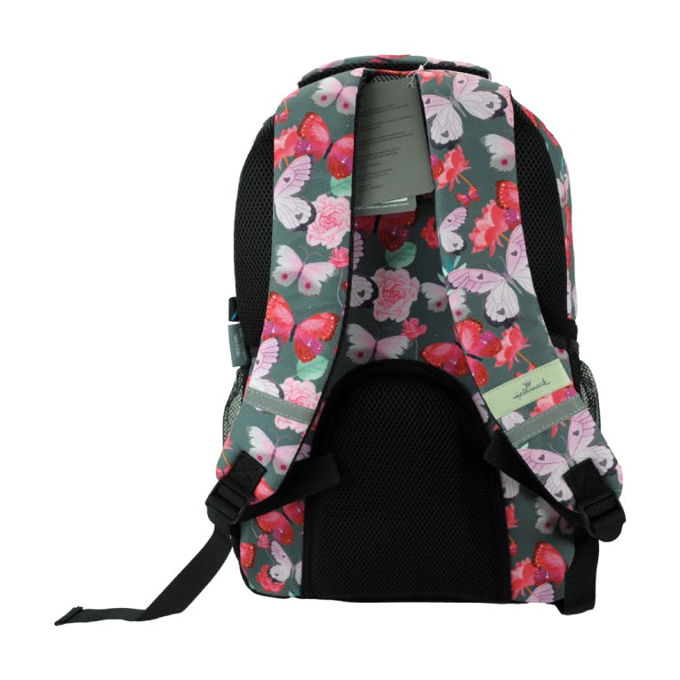 HALLMARK - Hallmark BUTTERFLY Σχολική Τσάντα Πλάτης Backpack Δημοτικού με 3 θήκες 333-38031 BMU