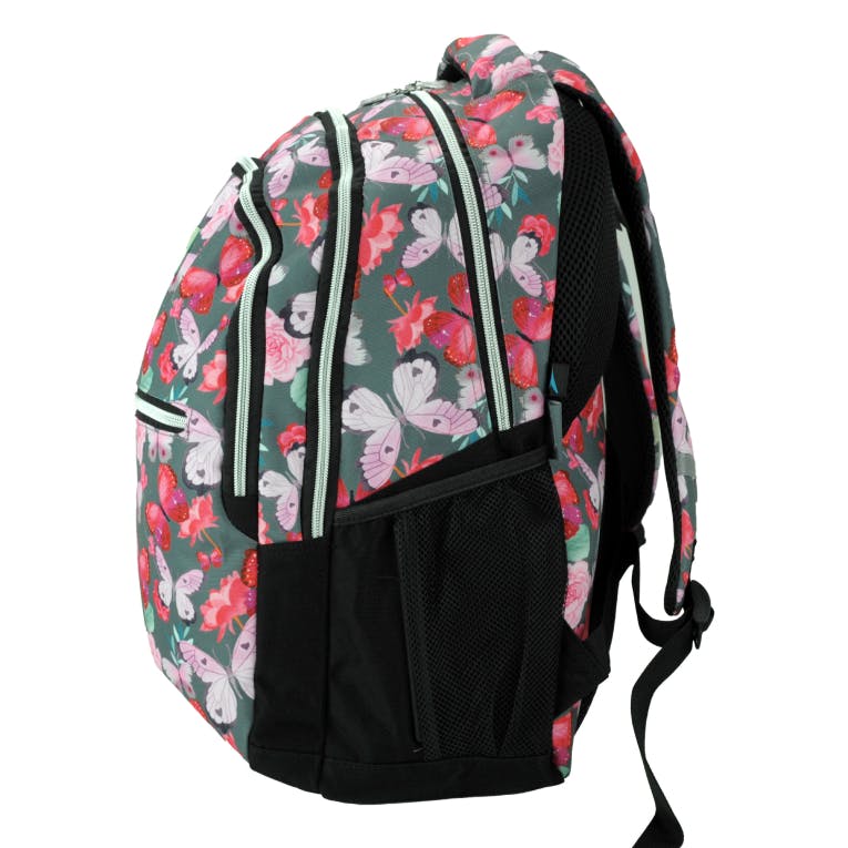 HALLMARK - Hallmark BUTTERFLY Σχολική Τσάντα Πλάτης Backpack Δημοτικού με 3 θήκες 333-38031 BMU