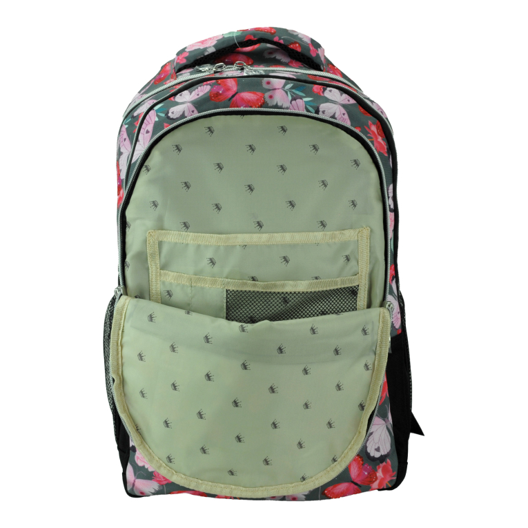 HALLMARK - Hallmark BUTTERFLY Σχολική Τσάντα Πλάτης Backpack Δημοτικού με 3 θήκες 333-38031 BMU