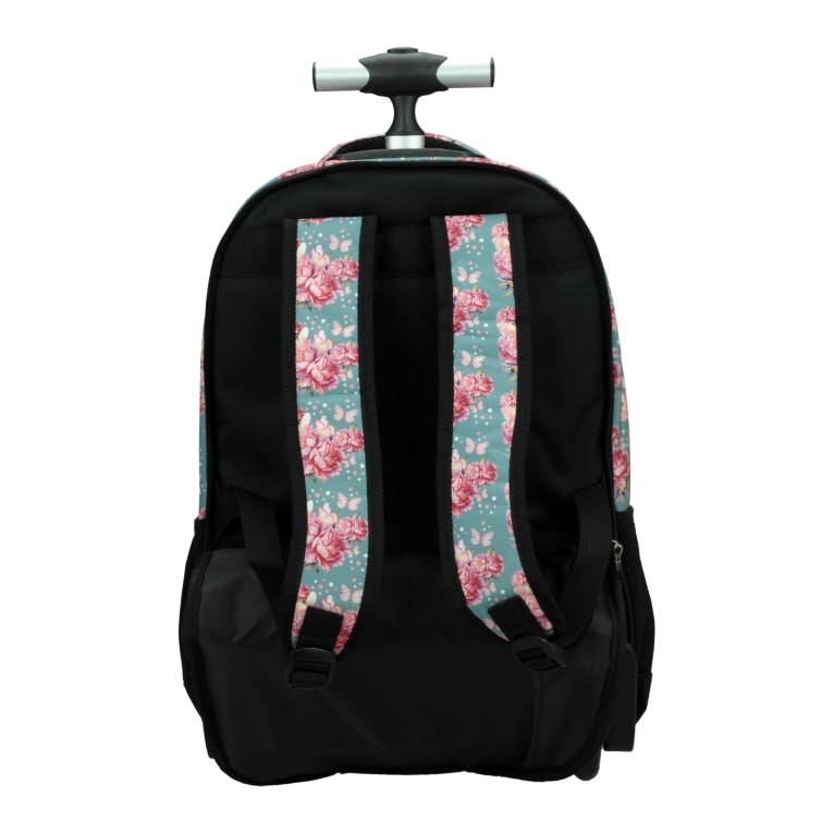 BMU - Back Me Up BUTTERFLY UNICORN Σχολική Τσάντα Πλάτης ΤΡΟΛΕΙ TROLLEY  Backpack Δημοτικού με 3 θήκες  357-25074 