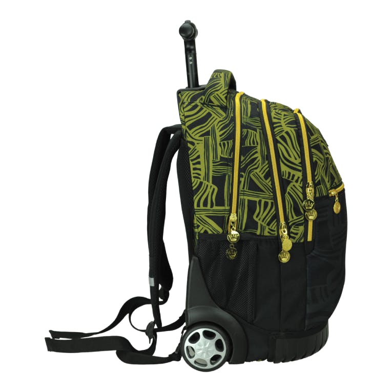 HALLMARK - Hallmark GOLDEN Σχολική Τσάντα Πλάτης ΤΡΟΛΕΙ TROLLEY  Backpack Δημοτικού με 3 θήκες  333-36074
