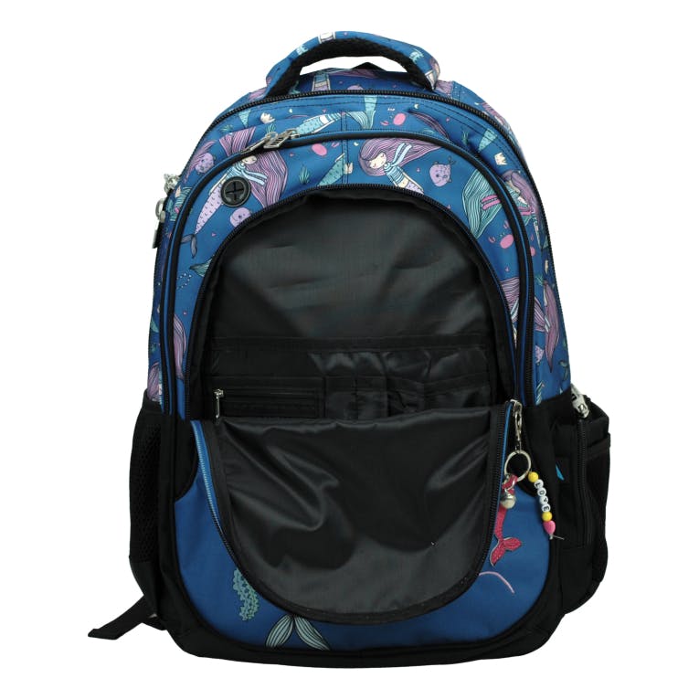 BMU - Back Me Up SEA MERMAID Σχολική Τσάντα Πλάτης Backpack Δημοτικού με 3 θήκες 357-28031 