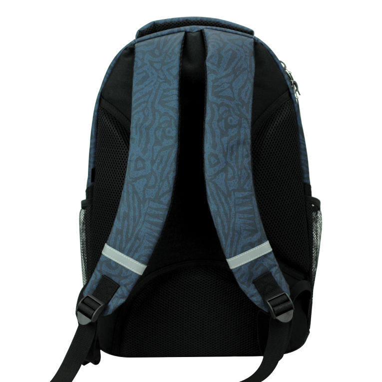 BMU - Back Me Up MAUI BLACK OCEAN Σχολική Τσάντα Πλάτης Backpack Δημοτικού με 3 θήκες 339-22031 