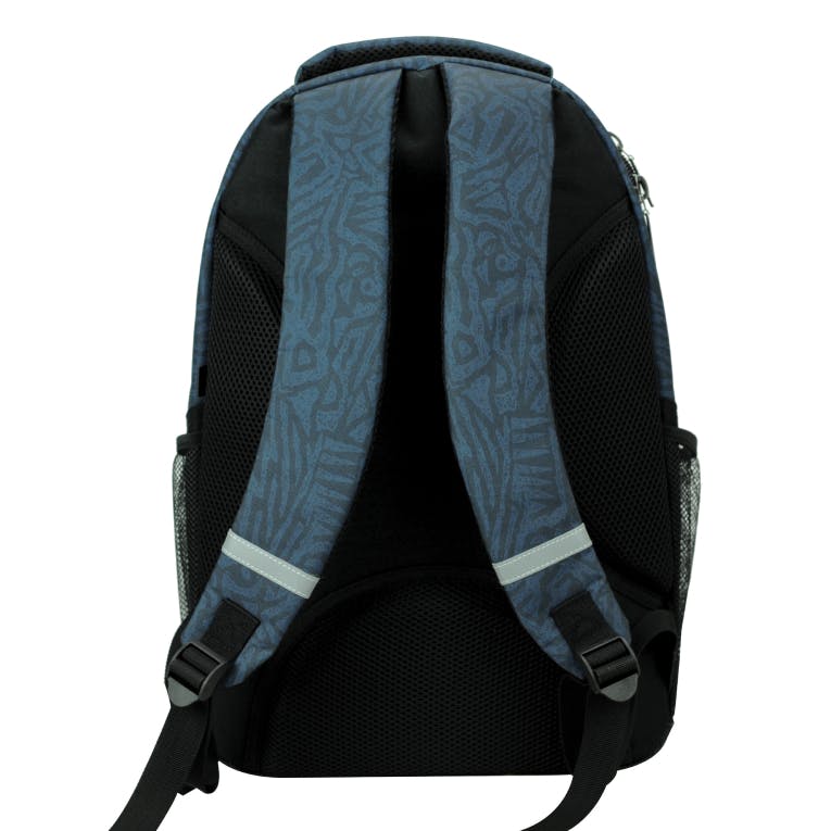 BMU - Back Me Up MAUI BLACK OCEAN Σχολική Τσάντα Πλάτης Backpack Δημοτικού με 3 θήκες 339-22031 