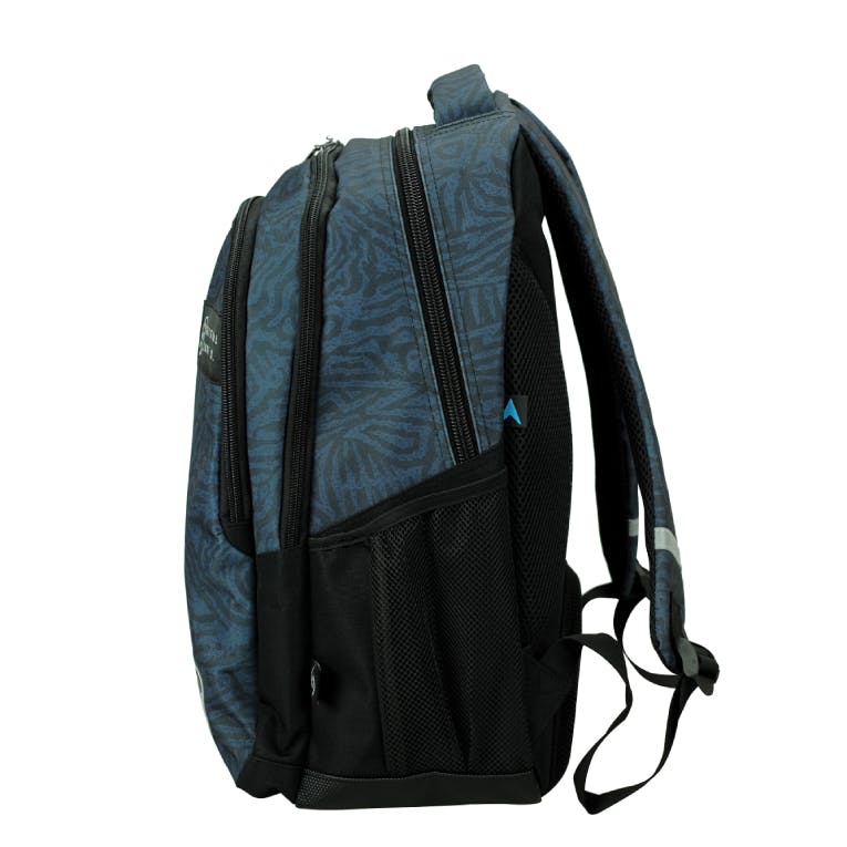 BMU - Back Me Up MAUI BLACK OCEAN Σχολική Τσάντα Πλάτης Backpack Δημοτικού με 3 θήκες 339-22031 