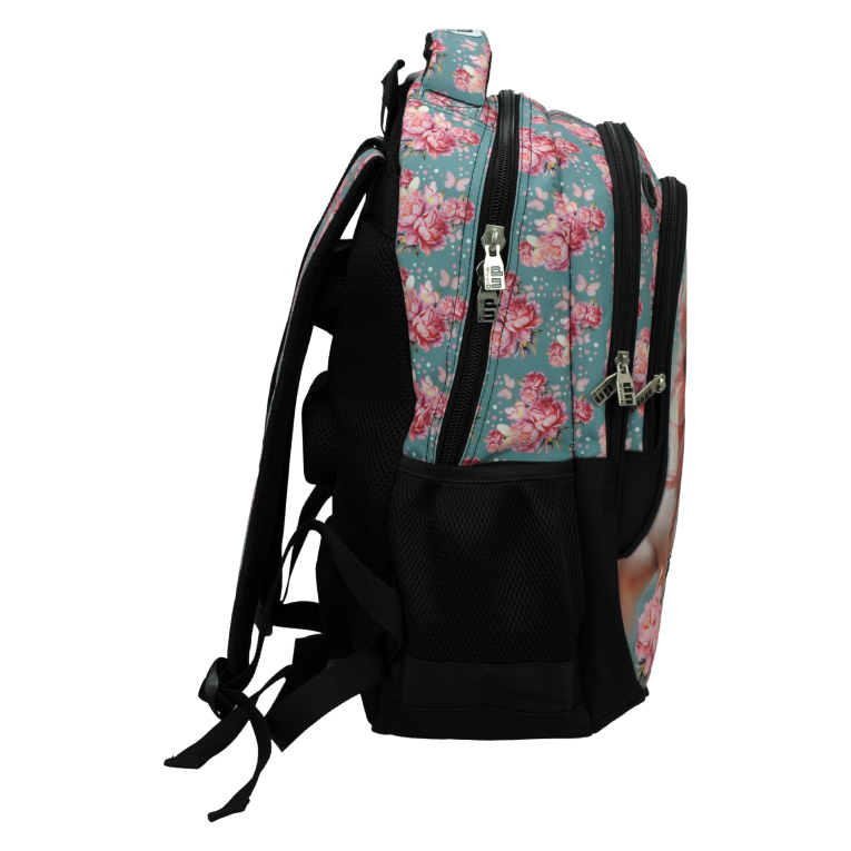 BMU - Back Me Up  BUTTERFLY UNICORN Σχολική Τσάντα Πλάτης Backpack Δημοτικού με 3 θήκες 357-25031 