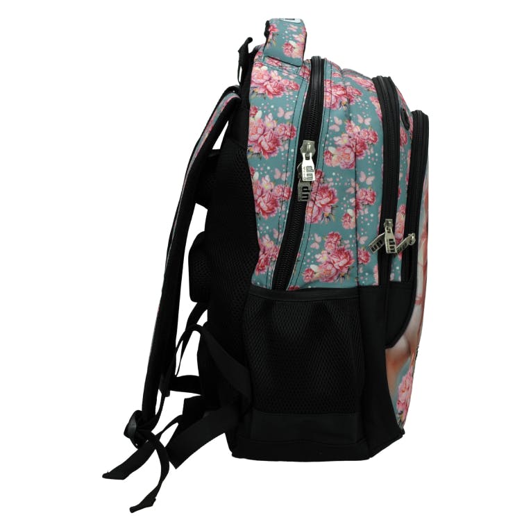 BMU - Back Me Up  BUTTERFLY UNICORN Σχολική Τσάντα Πλάτης Backpack Δημοτικού με 3 θήκες 357-25031 