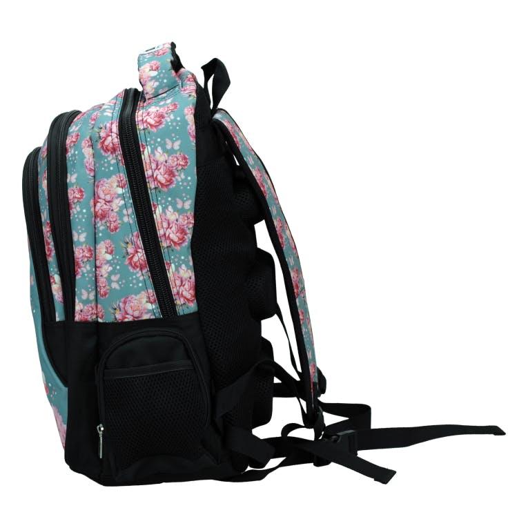 BMU - Back Me Up  BUTTERFLY UNICORN Σχολική Τσάντα Πλάτης Backpack Δημοτικού με 3 θήκες 357-25031 