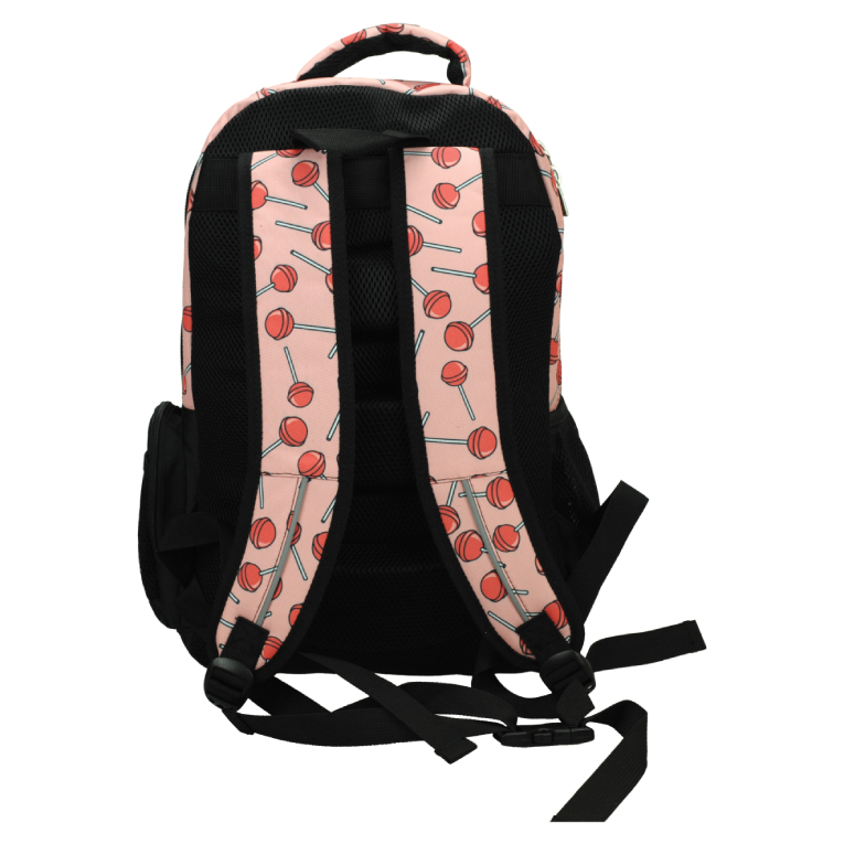 BMU - Back Me Up  LOVE POODLE Σχολική Τσάντα Πλάτης Backpack Δημοτικού με 3 θήκες 357-21031 