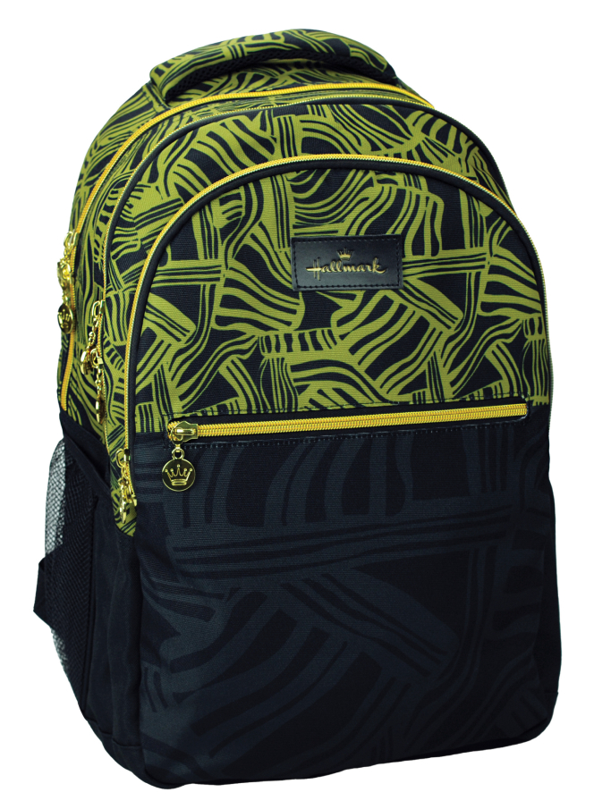 HALLMARK - Hallmark  GOLDEN Σχολική Τσάντα Πλάτης Backpack Δημοτικού με 3 θήκες 333-36031
